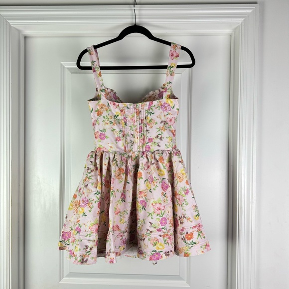 Miss Rosier KARA FLORAL-PRINT COTTON MINI DRESS - Picture 4 of 7